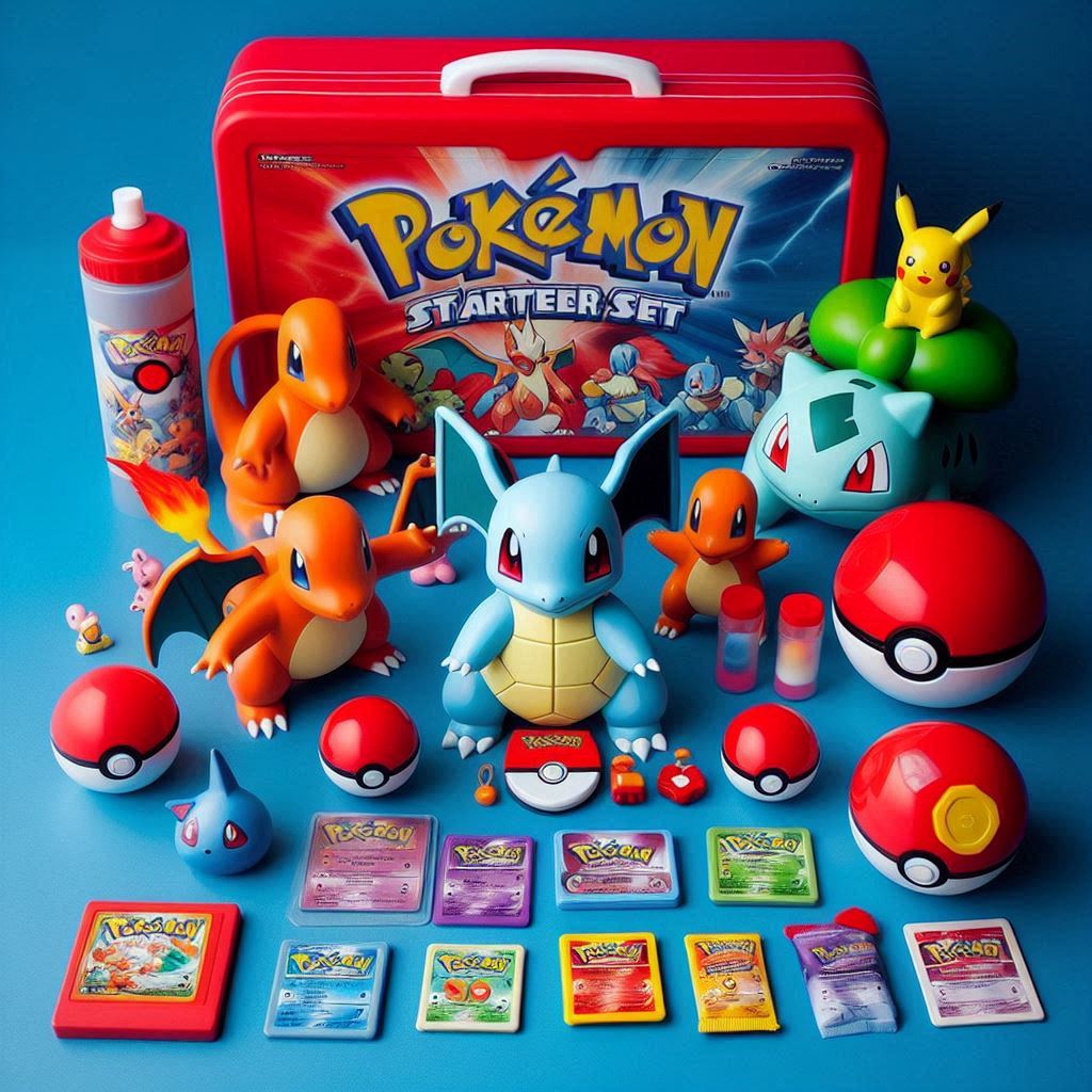 Pokemon Red & Blue Starter Set